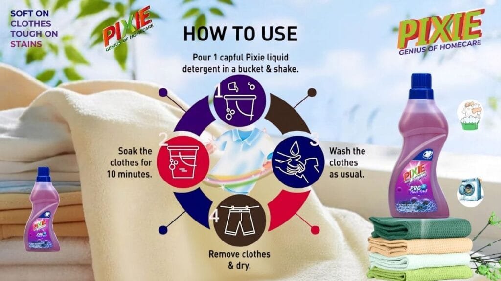 Pixie Liquid Detergent